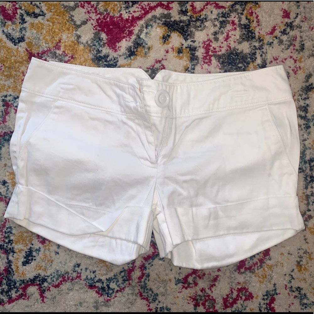 White shorts